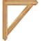 Ekena Millwork Traditional Arts and Crafts Rough Sawn Bracket w/ Offset Brace, Western Red Cedar, 6"W x 30"D x 34"H BKT0604X30X34TRA03RWR - alternate 2